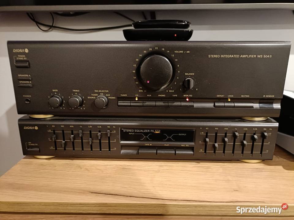 Sprzedam zestaw audio Diora WS504B korektor Pastuchów