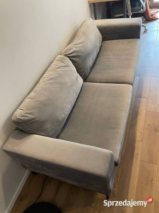 Sofa Beliani jasnoszara wygodna i w świetnym 60cm Katowice