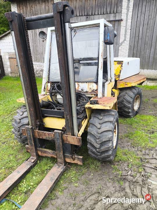 Wózek widłowy Bułgar balkancar 4x4 łamany rewers kabina Łagów