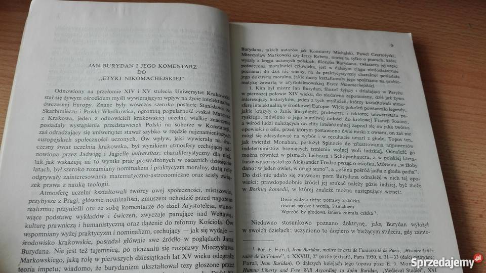 Filozofia moralna Jana Burydana paryski wzór Książki naukowe i popularnonaukowe