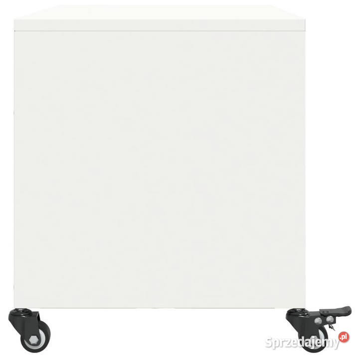 Szafka RTV biała 68x39x435 stal WM846673 Warszawa