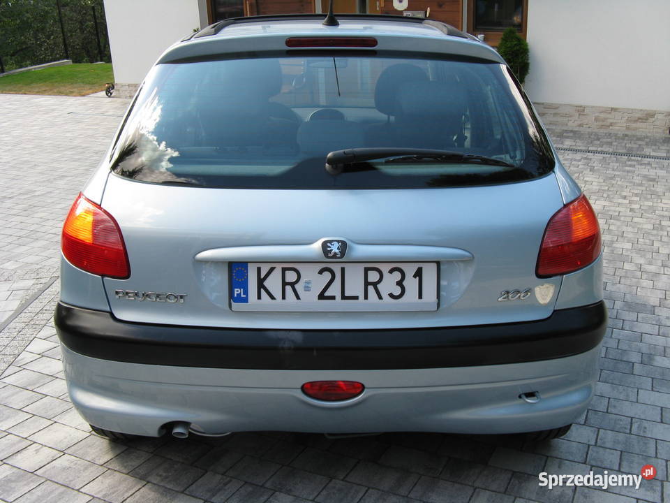 Śliczny Peugeot 206 14 5drzwi Piękny kolor małopolskie