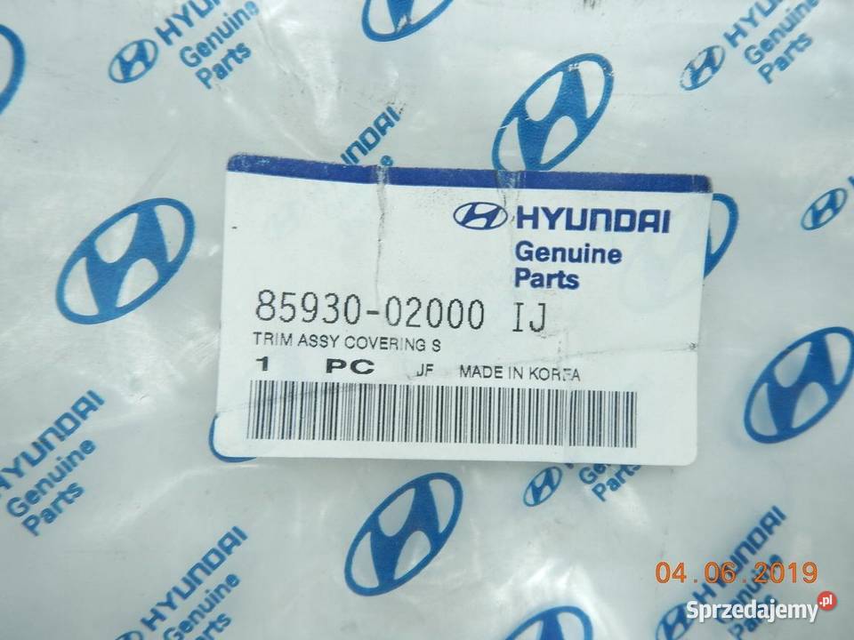 PÓŁKA BAGAŻNIKA HYUNDAI ATOS 9701 ORYGINAŁ ASO Półki tylne