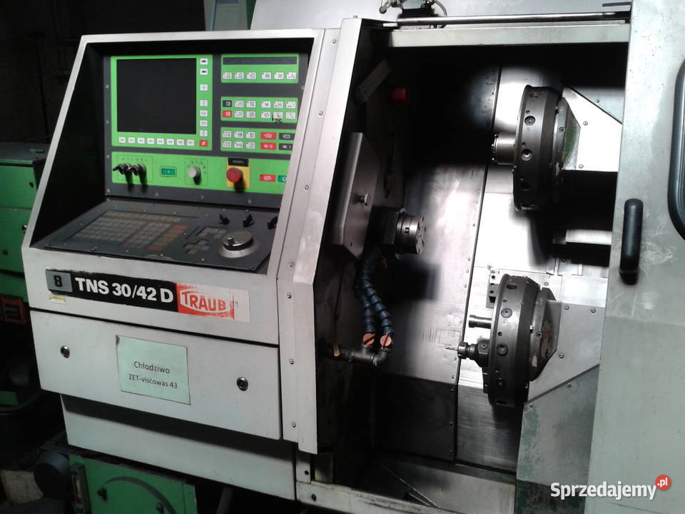 Tokarka CNC TRAUB TNS 3042D z Podajnikiem Produkcja Wałbrzych