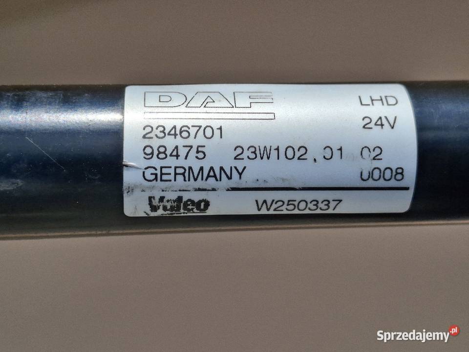 DAF XF XG XG MECHANIZM WYCIERACZEK ORYGINAŁ lubuskie Bieleń