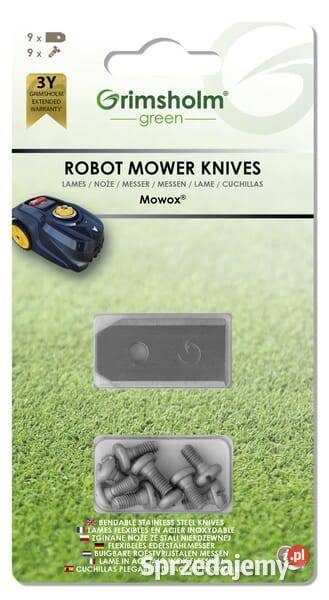 Noże do robota koszącego 9 pasujące do Mowox Rolnictwo Kamionna