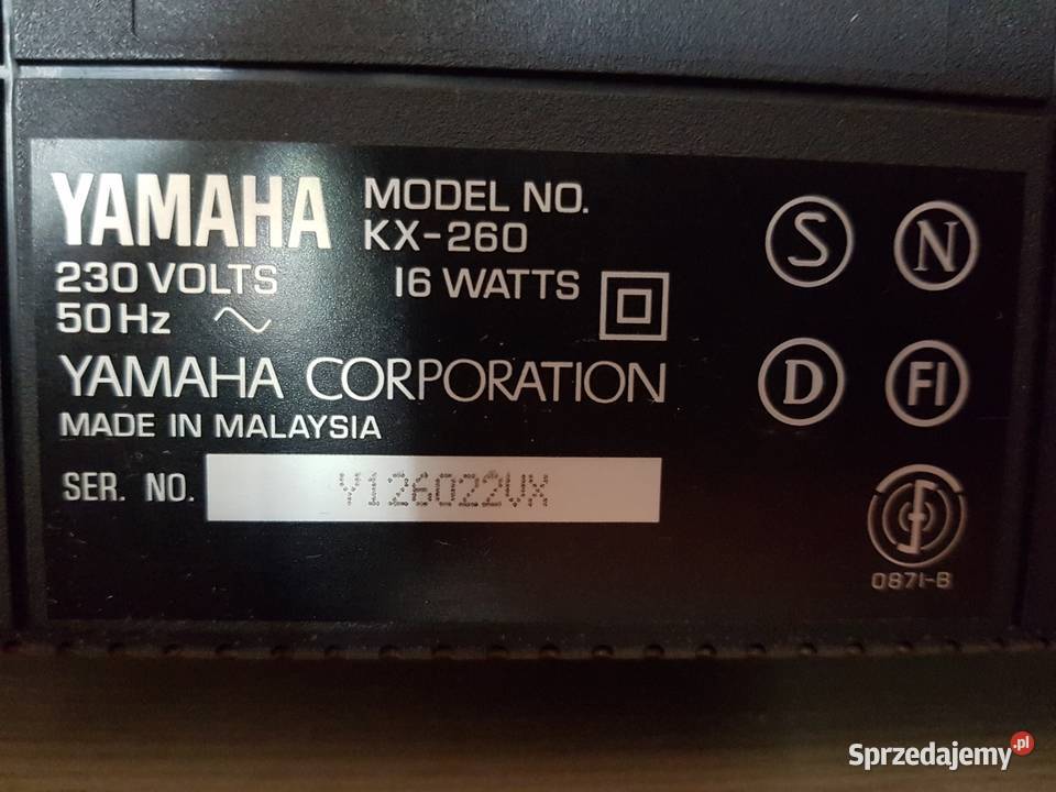 Yamaha kx260 deck