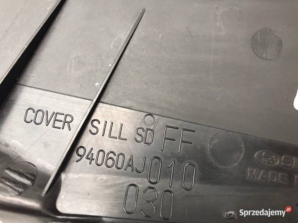 SUBARU OUTBACK IV 2010R NAKŁADKA OSŁONA PROGU