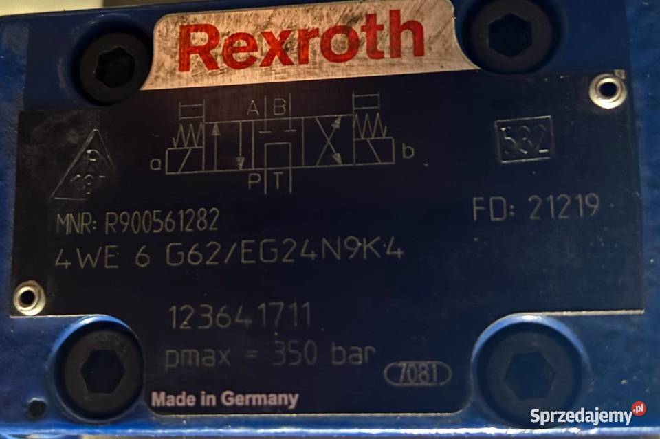 Rexroth 4 WE 6 G62EG24N9K4 Rexroth R900561282 wielkopolskie Poznań