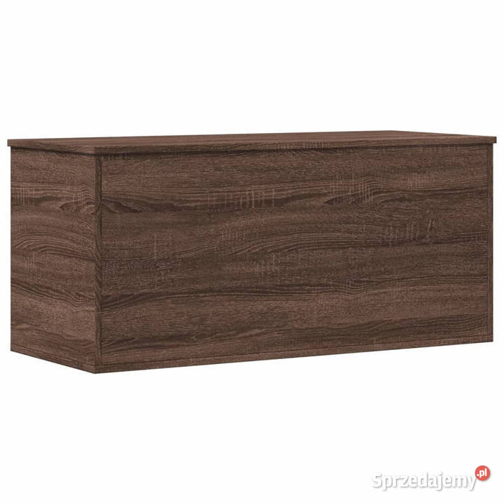 Skrzynia brązowy dąb 100x42x46 materiał Warszawa
