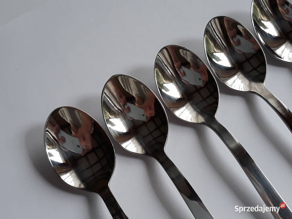 Łyżeczki do herbaty 1 RÓŻE Gerlach sztućce PRL Sztućce Zastawa stołowa śląskie
