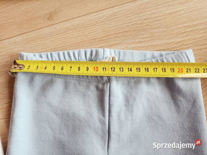 Komplet dziewczęcy sweter tunika leginsy ecru Płock