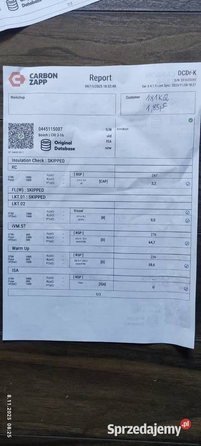 Wtryskiwacze 20 CDTI dCi trafic Vivaro nissan wielkopolskie