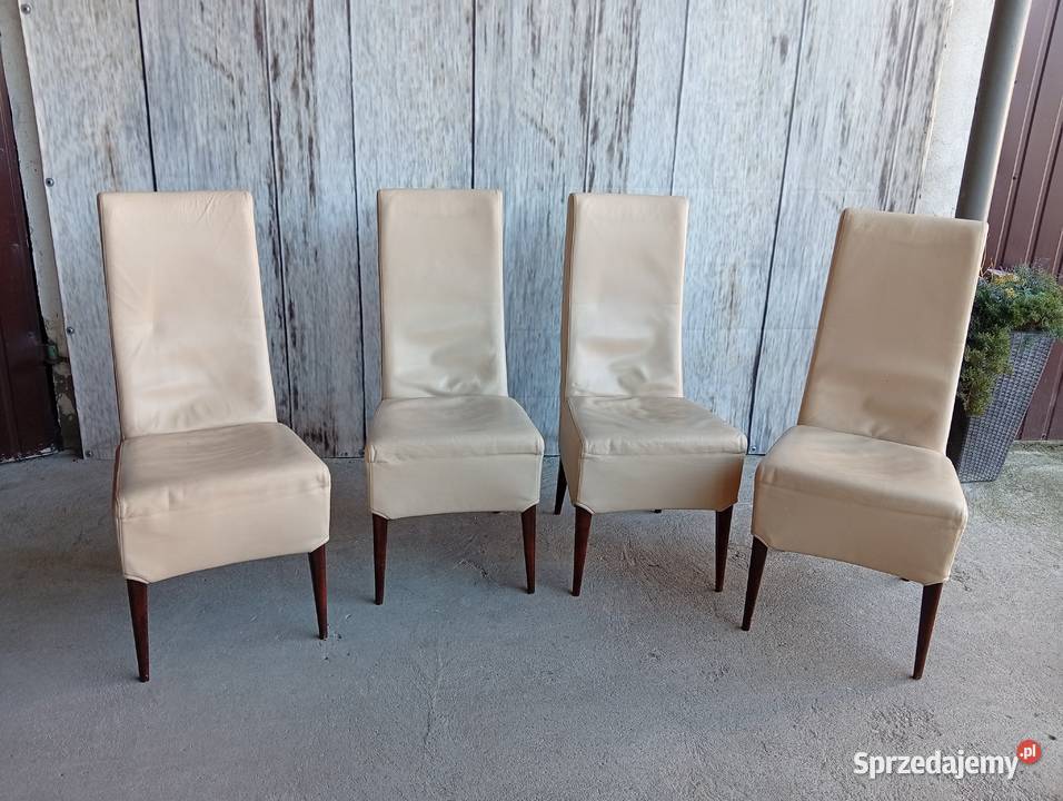 nowoczesne krzesła skóra 372 Byczyna