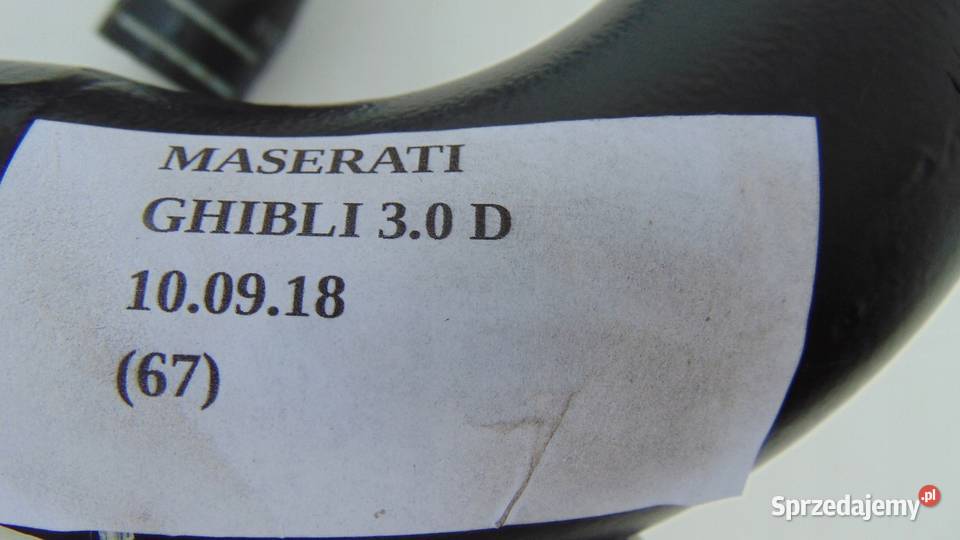 RURA PRZEWÓD WĄŻ MASERATI GHIBLI 30D Nowy Tomyśl