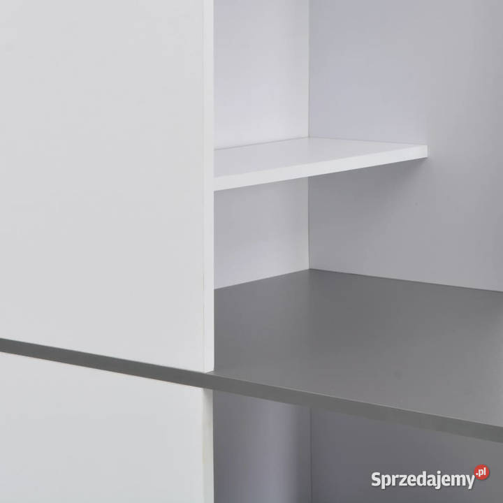 Stolik barowy z szafką biały 115 x 59 x 200 Stoły Warszawa