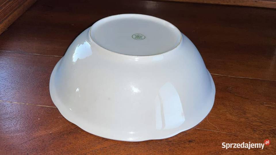 Salaterka z owocami Syg Kahla Biała porcelana z Gdańsk