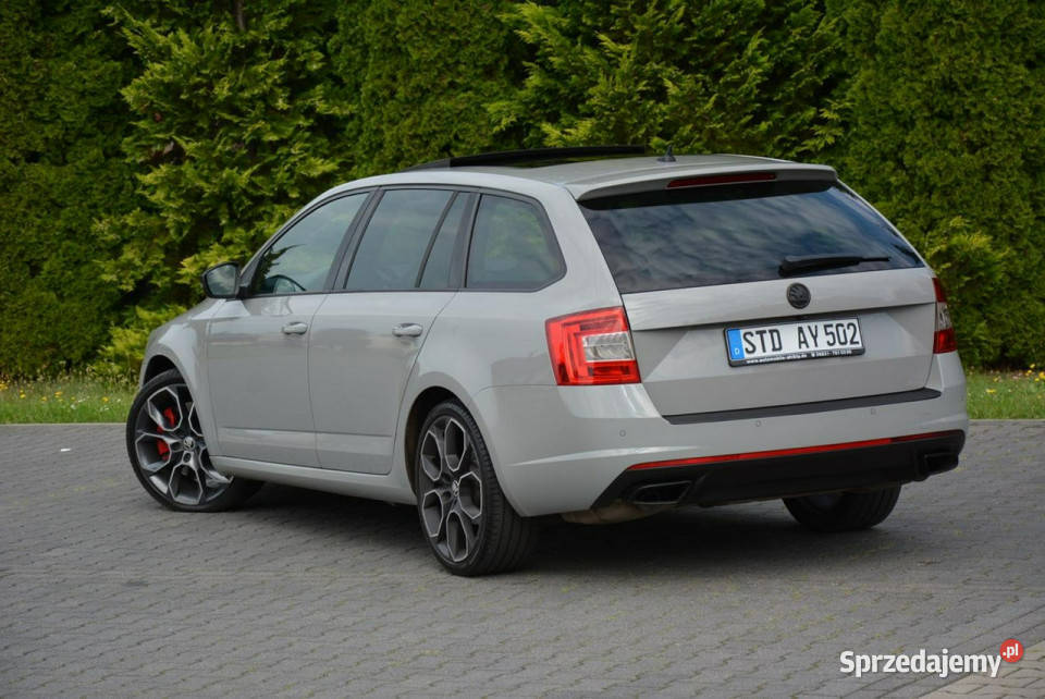 koda Octavia VRS Panorama Radar ACC Duża Navi przyciemniane szyby mazowieckie Ostrów Mazowiecka