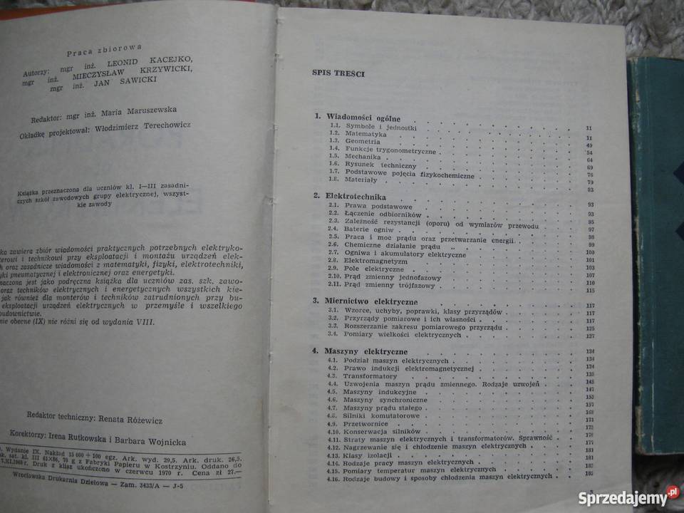 Poradnik elektryków fa technika, nauki techniczne