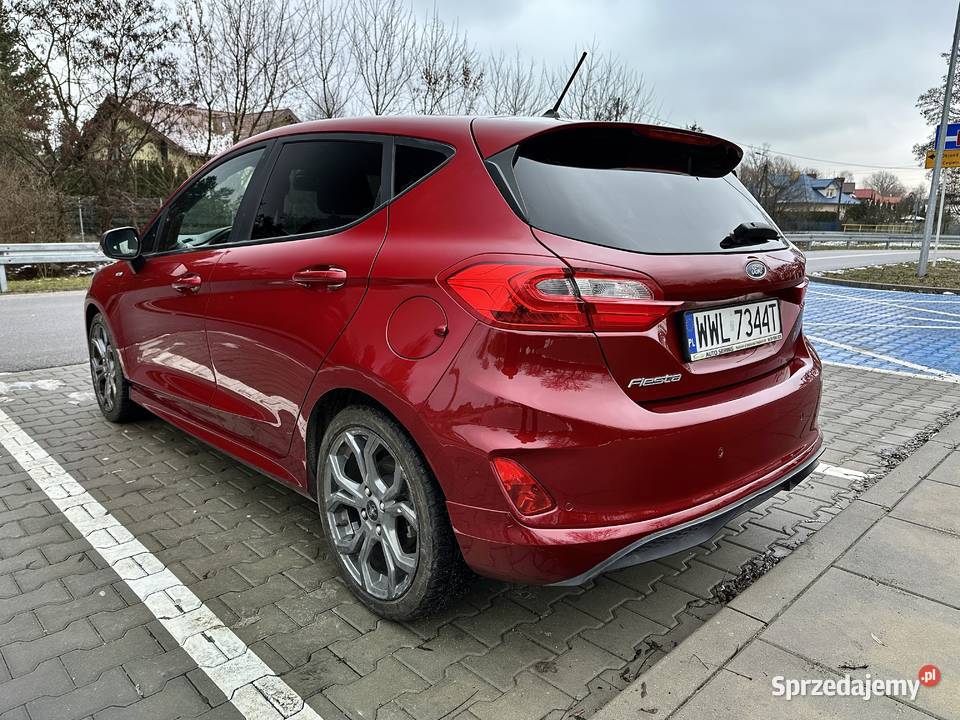 Ford Fiesta ST line stan piękny kolor światła do jazdy dziennej Radzymin
