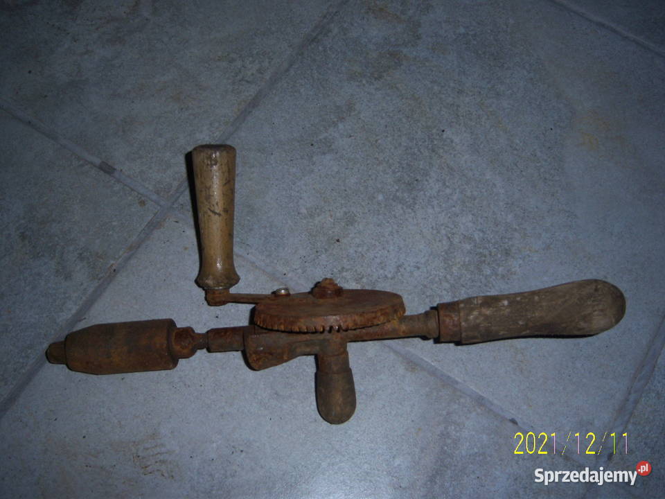 Wiertarka PRL bormaszynka ręczna Kielce