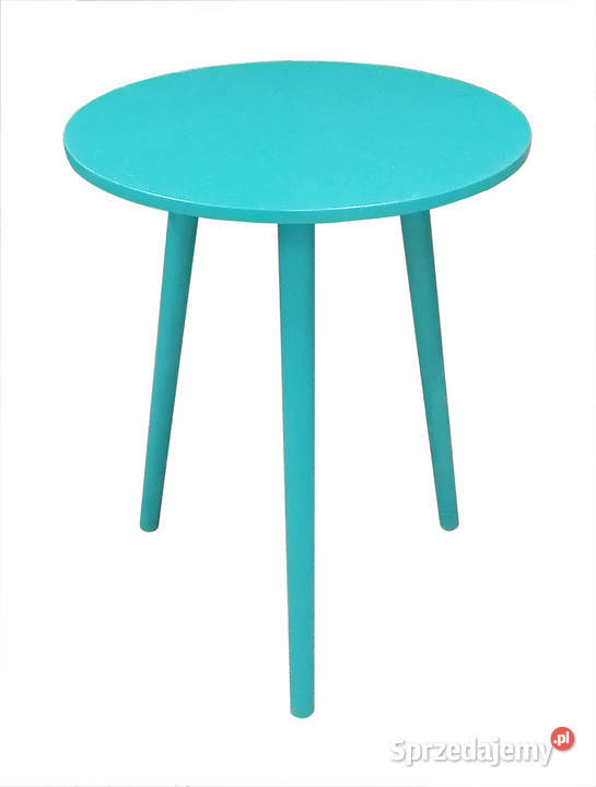 STÓŁ OKRĄGŁY FI 60 CZARNY STOLIK ŁAWA RÓŻNE Tołkiny