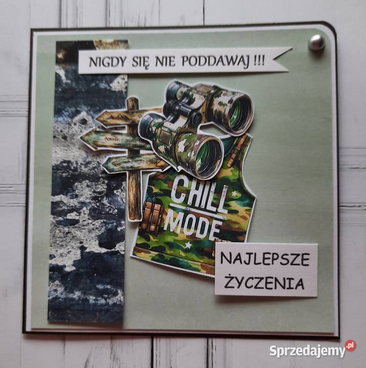 Kartka żołnierza personalizowana sprzedam