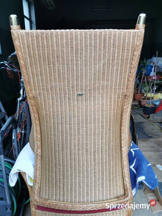 Krzesła do jadalni na taras Lloyd Loom Rattan 2 Krzesła