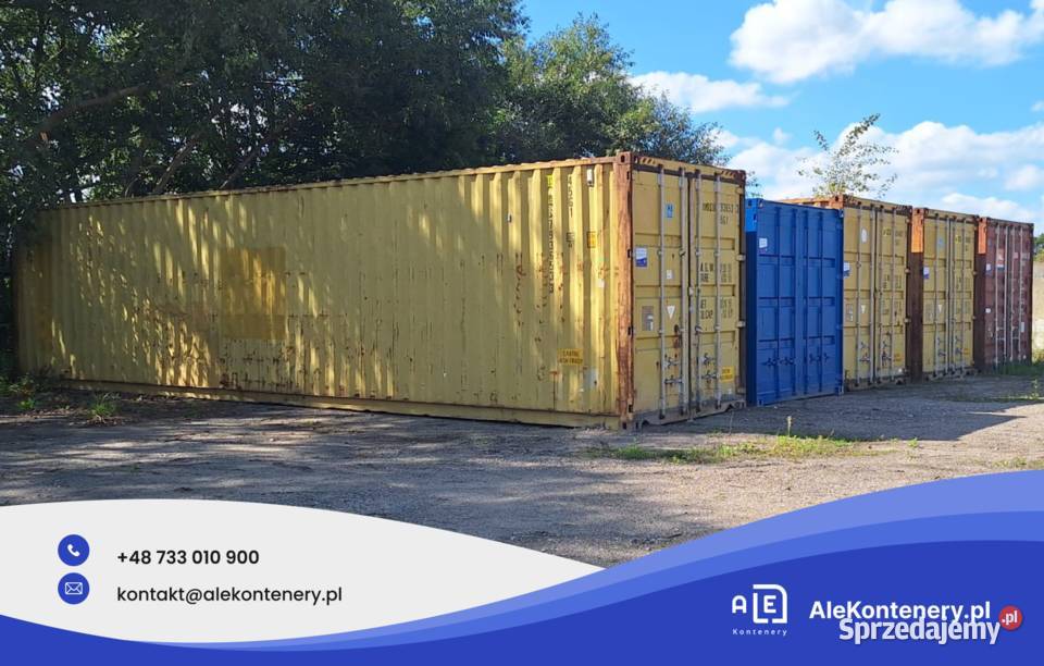 KONTENER MORSKI 40HC 12metrowy podwyższony Bytów