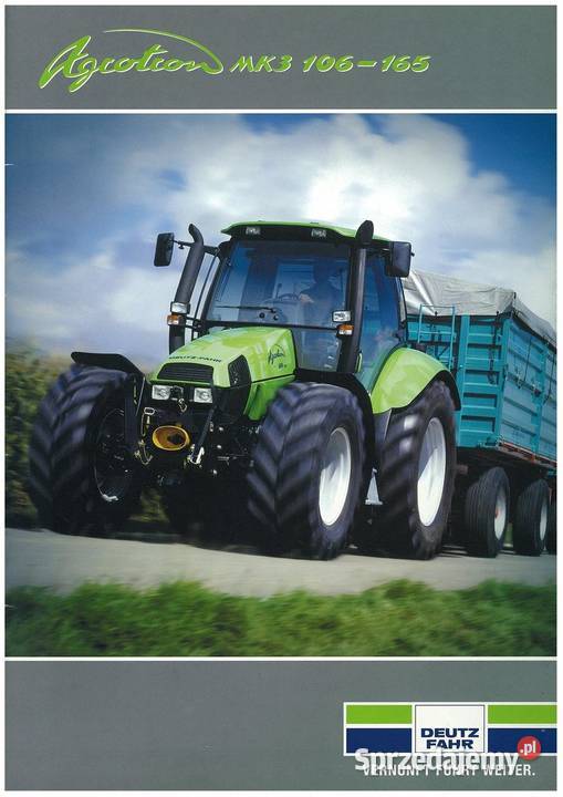 Deutz Fahr Agtotron K420 Instrukcja katalog Szamotuły sprzedam