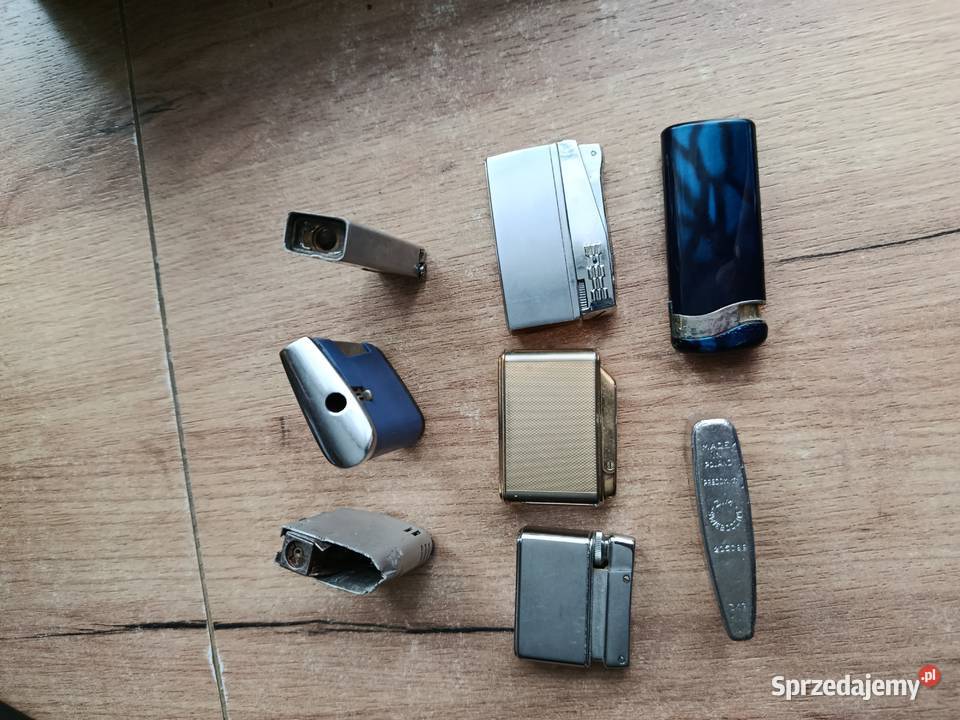 Zestaw starych metalowych zapalniczek różne zachodniopomorskie Choszczno