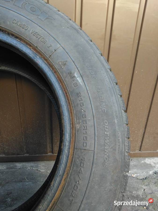 Opona zimowa 215x65r15 Goodyear Vector Cargo 2 Włocławek sprzedam