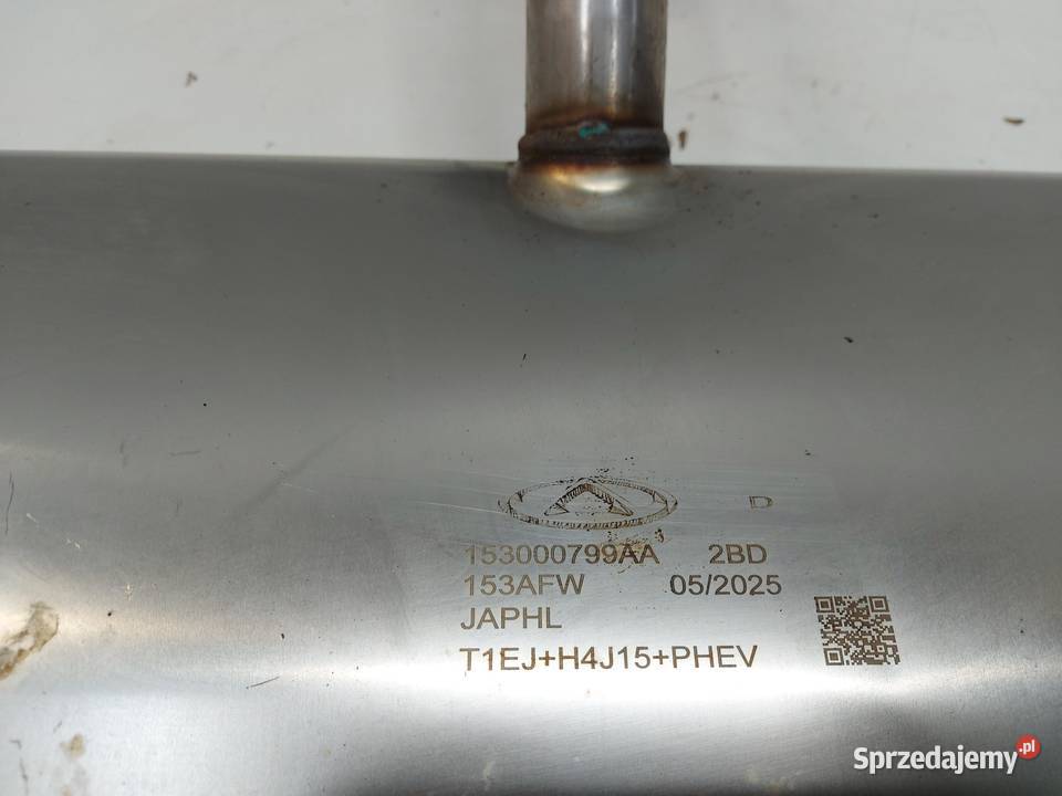 Cherry Jaecoo 7 PHEV 2025r 15 TGDI Tłumik