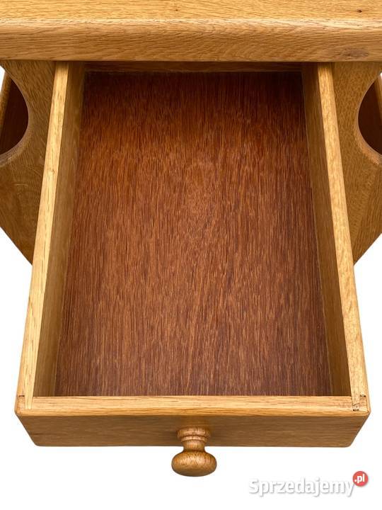 Stolik stojak na wino gazetnik lite drewno mebel 50cm