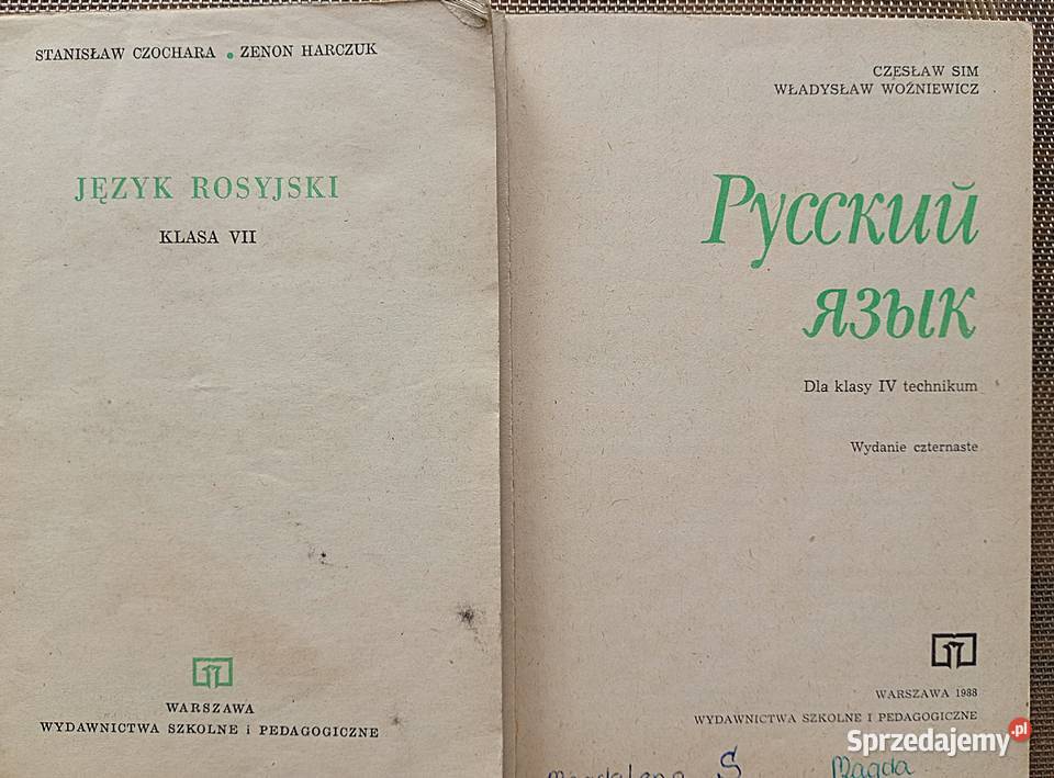 podręczniki do jrosyjskiego Bukowno sprzedam