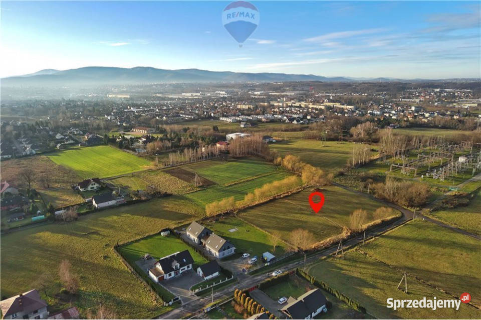 Duża działka usługowa w Komorowicach Krakowskich 0m Bielsko-Biała