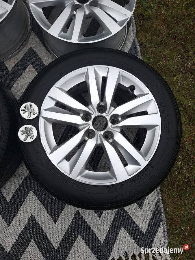 Alufelgi 16 do Peugeota 308 SW TP opony Nokian Średnica 16" Bukowno