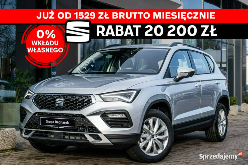 Seat Ateca Style 15 TSI 150 DSG Dostępny ręki Łódź sprzedam