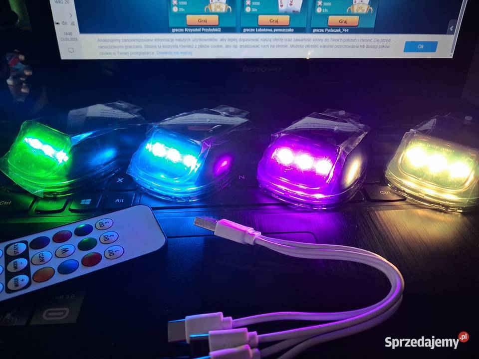 bezprzewodowe obrysówki do auta roweru motoru Wałbrzych