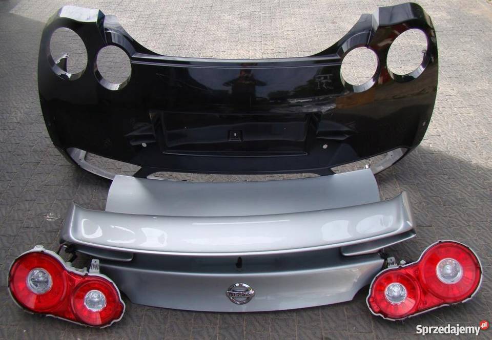 NISSAN GTR 07 ZDERZAK TYŁ KLAPA LAMPA SPOILER Nowy Tomyśl sprzedam