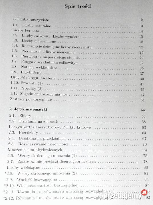 Matematyka 1 W Babiański L Chańko D Ponczek miękka Chełm