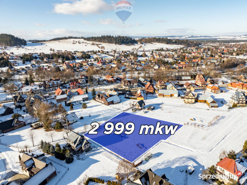 Działka budowlana 50m Szaflary