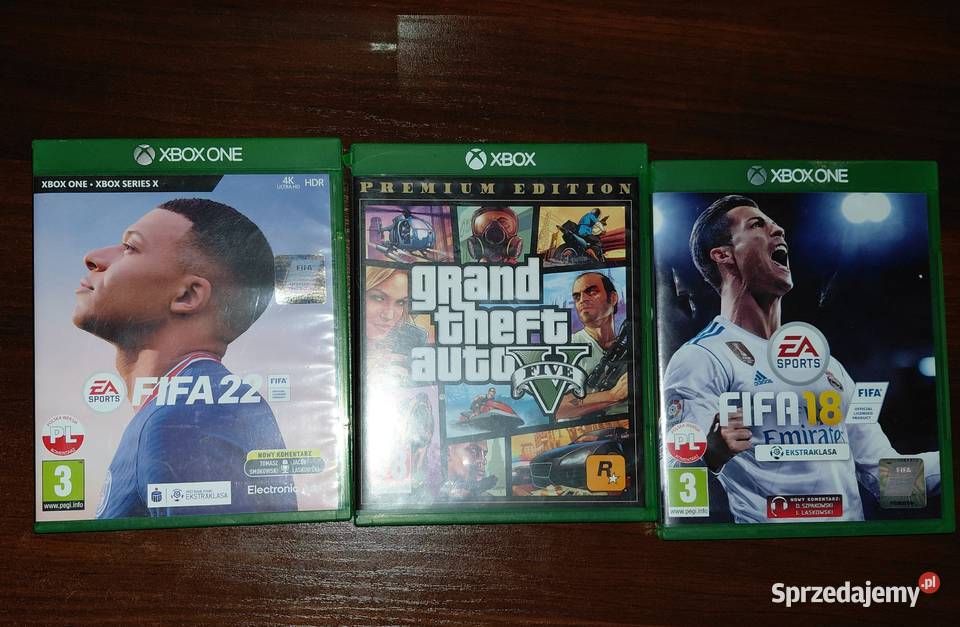 xbox one gta5 fifa22 Konsole i automaty