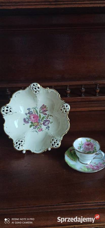 Patera głęboka Rosenthal Moliere Kronach Germany Porcelana i szkło