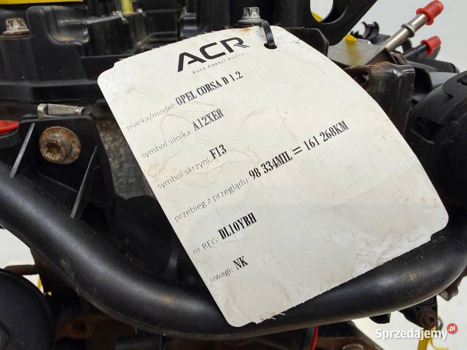 SILNIK A12XER Opel Corsa D 12 16V 86 benzyna 161 Chełm sprzedam