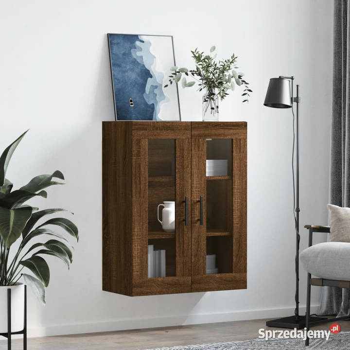 Szafka wisząca brązowy dąb 695x34x90 WM828507 Warszawa