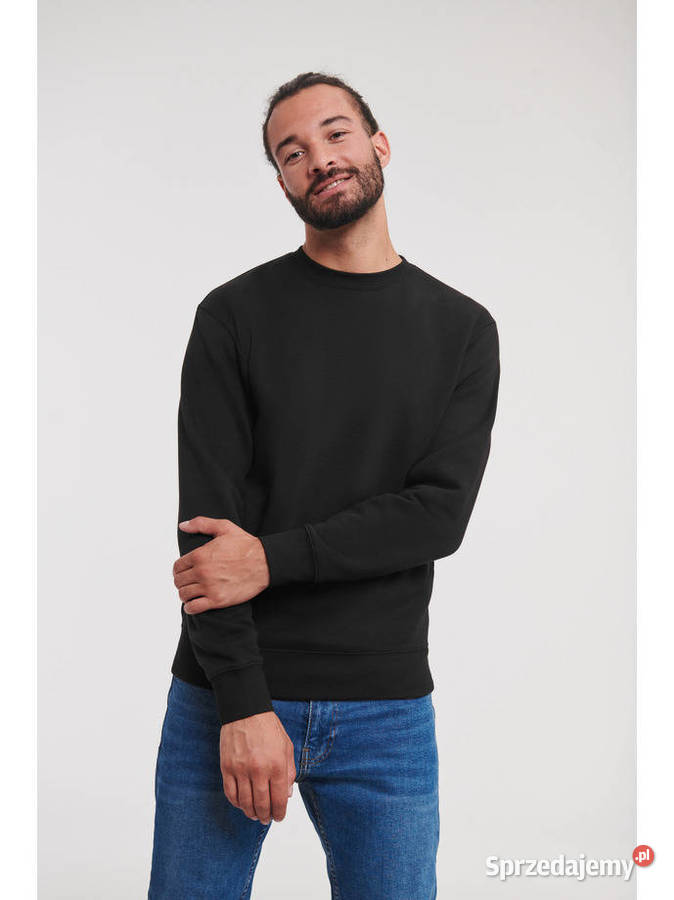 Bluza setin Authentic bez kaptura czarna RUSSELL