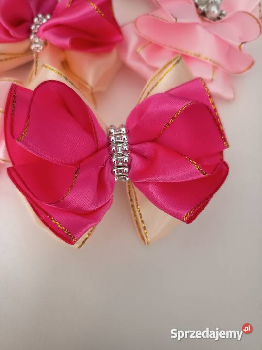 Kokardki do włosów ręcznie robione Pozostałe Wrocław