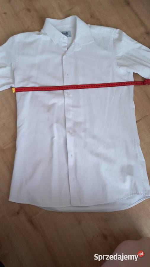 Biała koszula męska Espada Slim Fit M 3940 wielkopolskie Koło