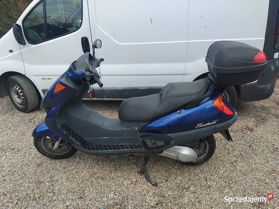 Skuter 125 Honda Pantheon zarejestrowany kask pas napędowy małopolskie Konina